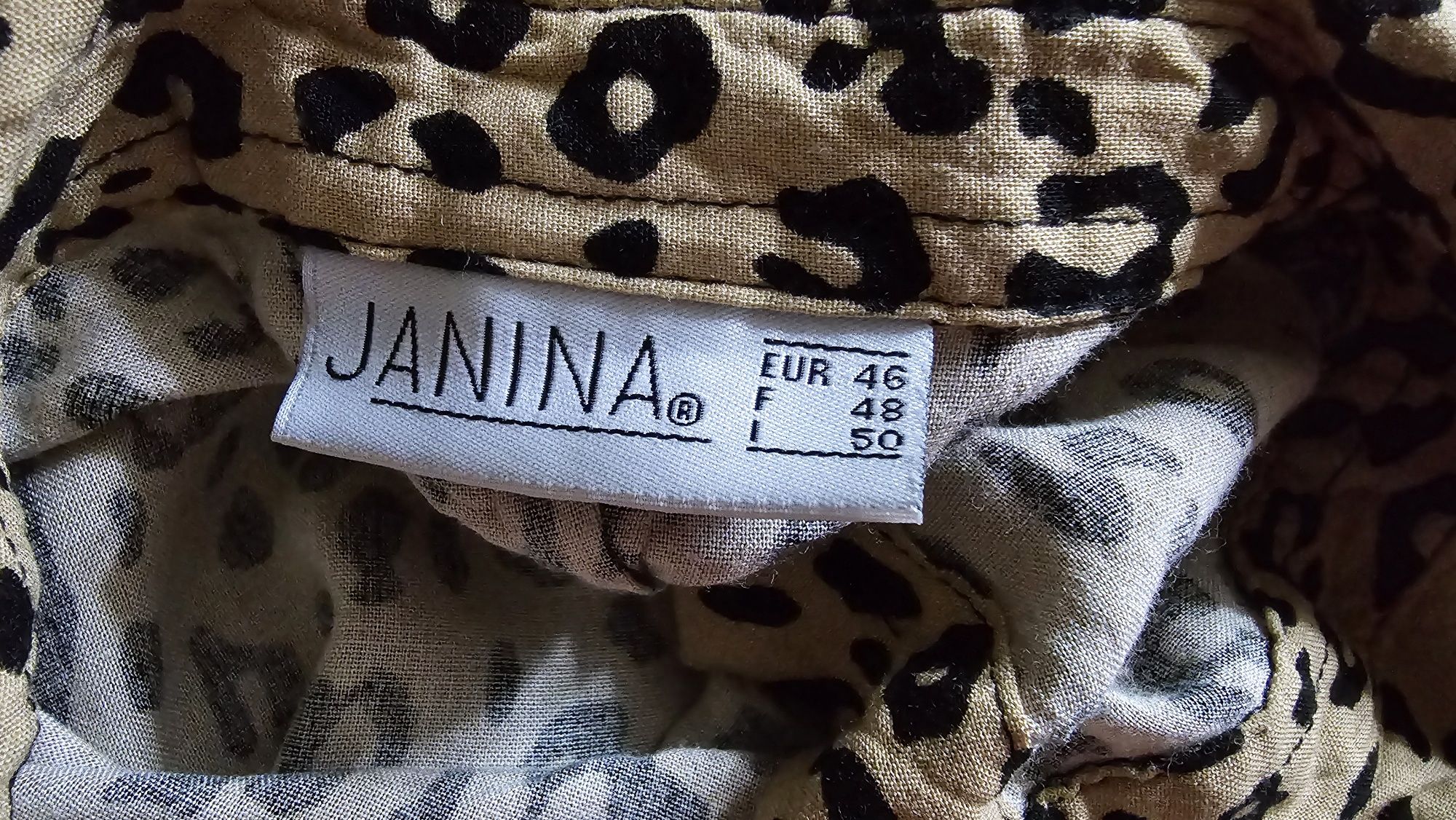 Tunika w panterkę 46