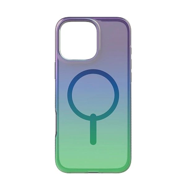 Etui ZAGG Milan Snap z MagSafe do iPhone 16 Pro Max - zielono-fioletow