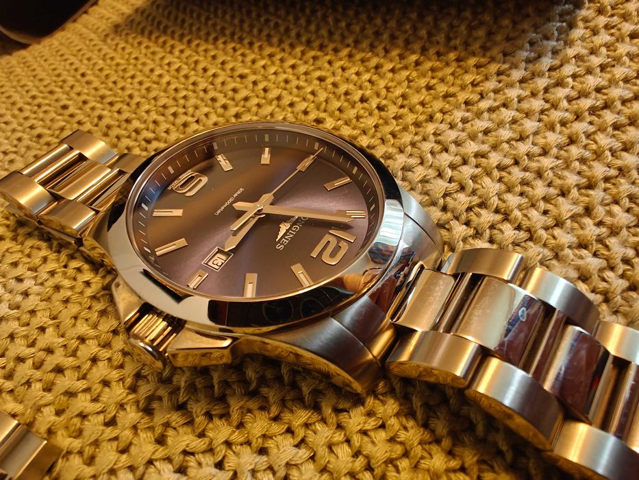 Longines Conquest L3.760.4.96.6 43 MM. jak nowy Warszawa kpl. fabryczn