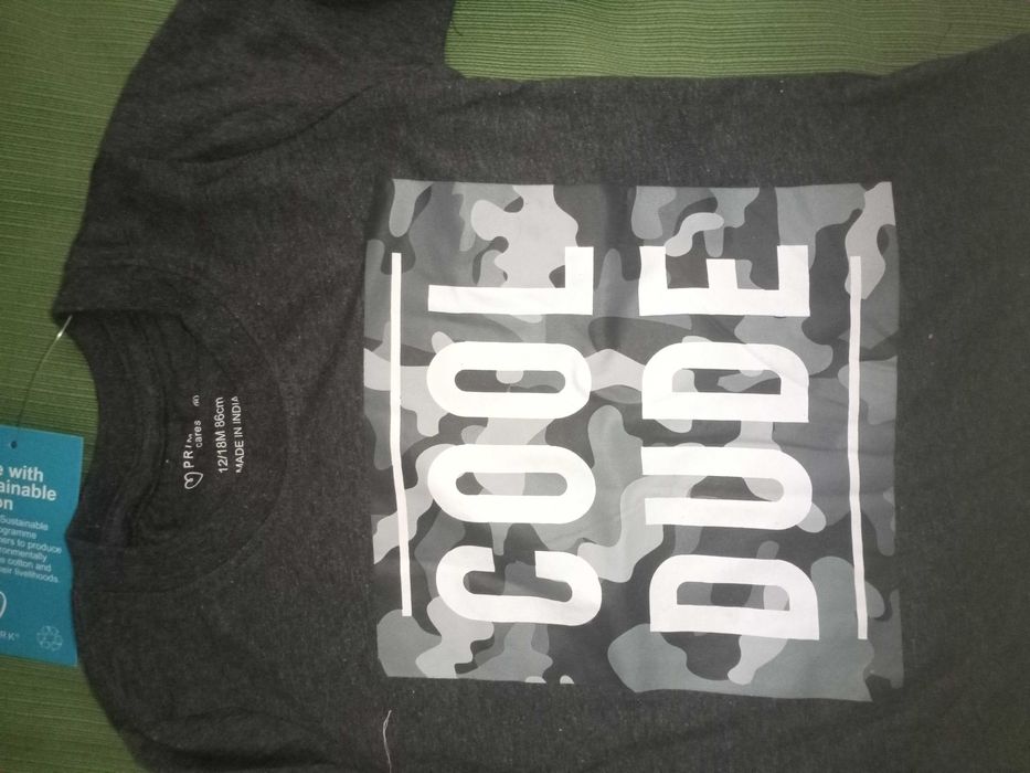 T-shirts manga comprida novas para bebé