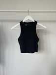 Czarny damski top
