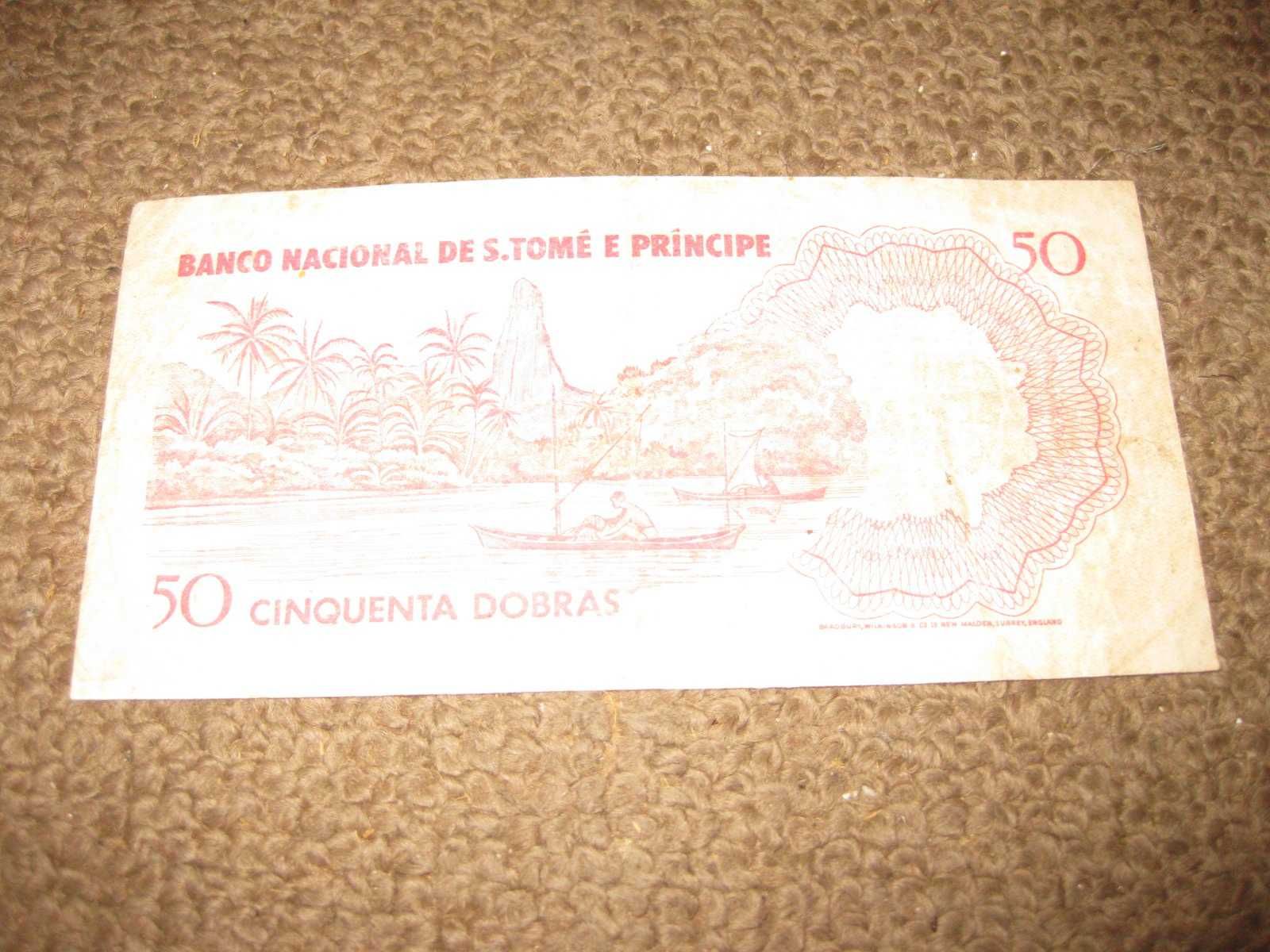 Nota de São Tomé e Príncipe "50 Dobras"