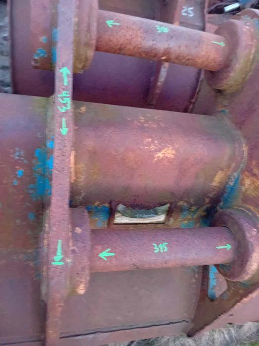 Łyżka do koparki na złącze Miller