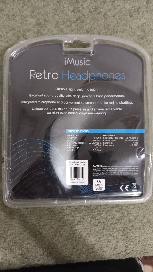Навушники iMusic Retro headphones