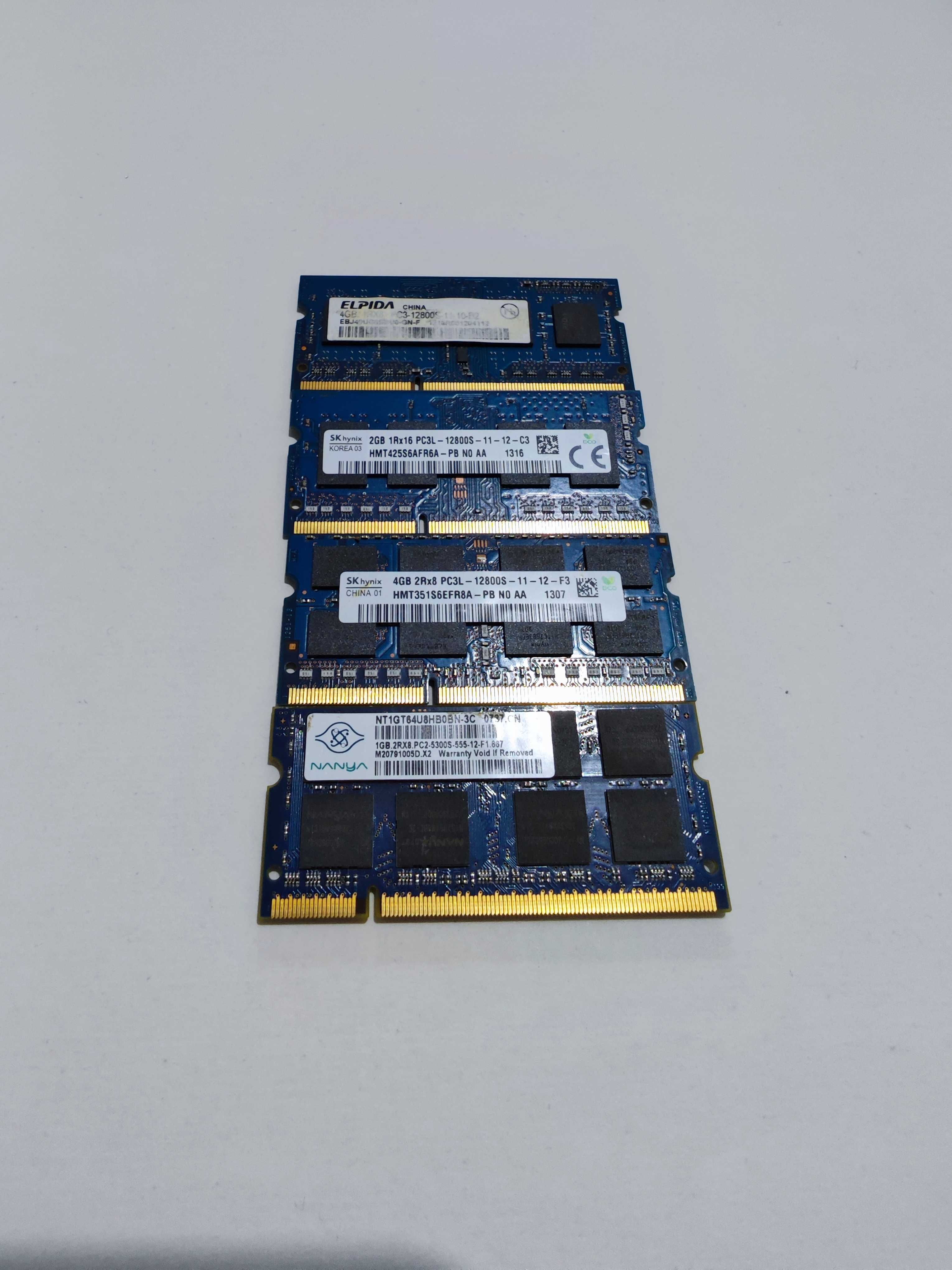 Pamięć RAM SODIMM laptop DDR2 DDR3