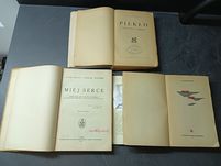 Piekło, Miej serce, Morski front. Zestaw 3 książek. Stare książki.