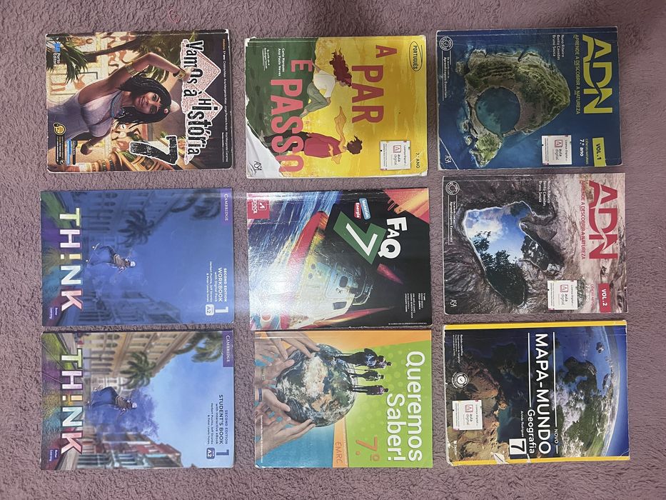 Manuais escolares 7° ano ,salesianos