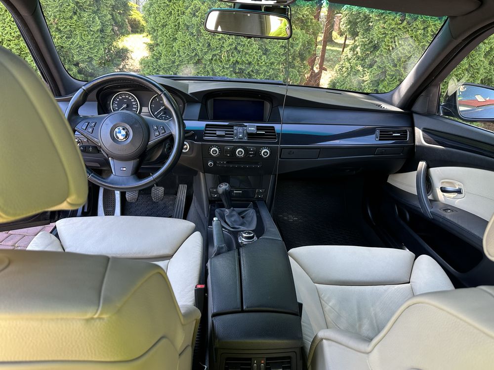 BMW E61 520d LCI M Pakiet manual keyless dociągi podwójne szyby