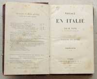 Путешествие по Италии, на французском языке. Изд. Париж, 1884 г.