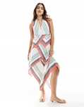 Asos Design 42 Xl Sukienka Wzorzysta Stylowa J28192