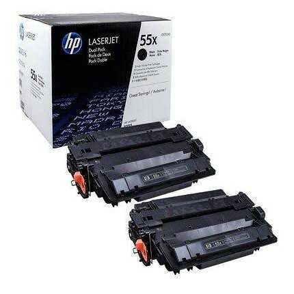 Toner HP LaserJet 55XD 55X CE255XD oryginał dwupak