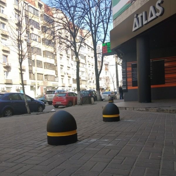 бетонные парковочные полусферы