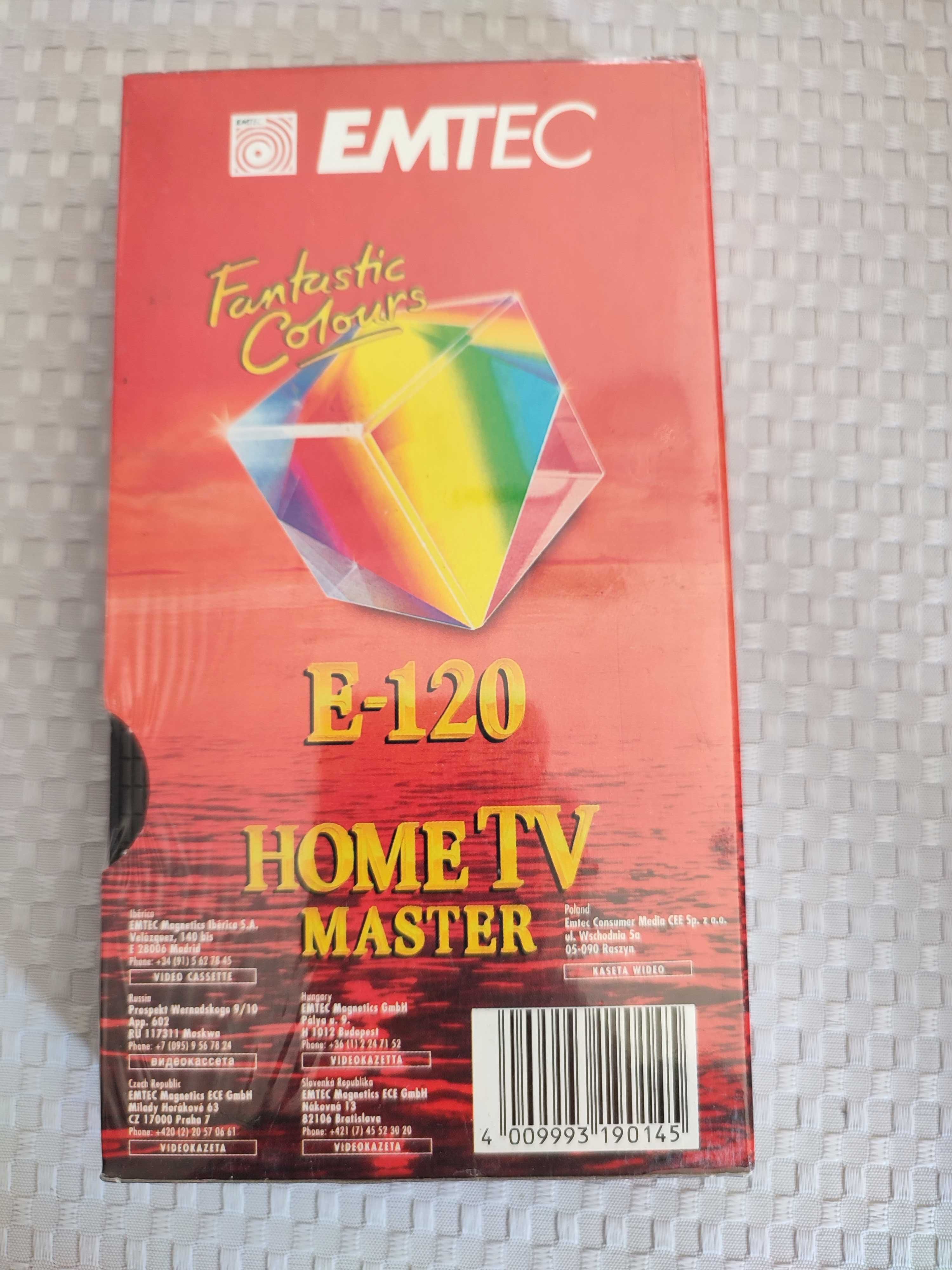 Kaseta VHS marki EMTEC E-120
