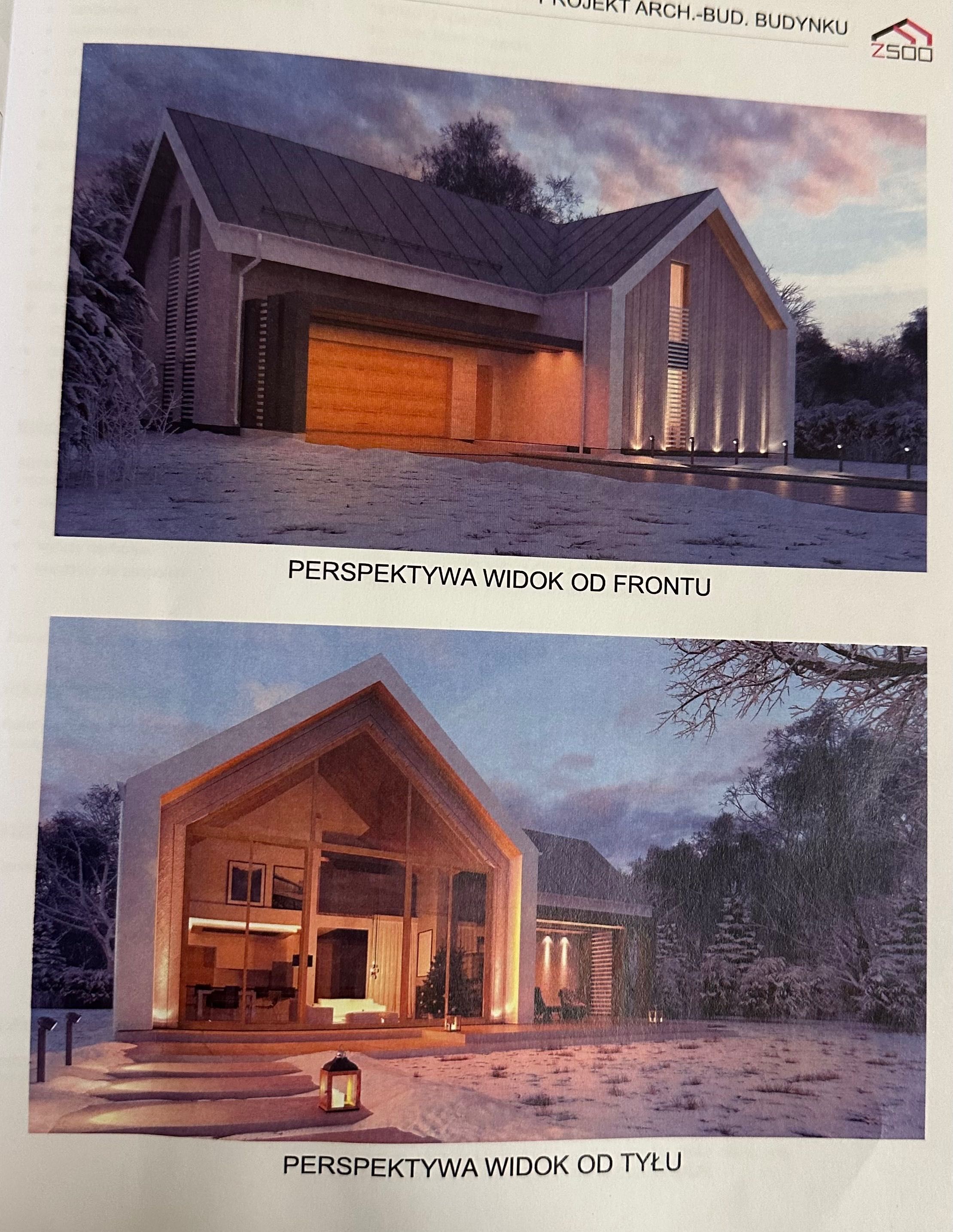 Działka budowlana 29a + 29a z gotowym projektem domu. Natura 2000