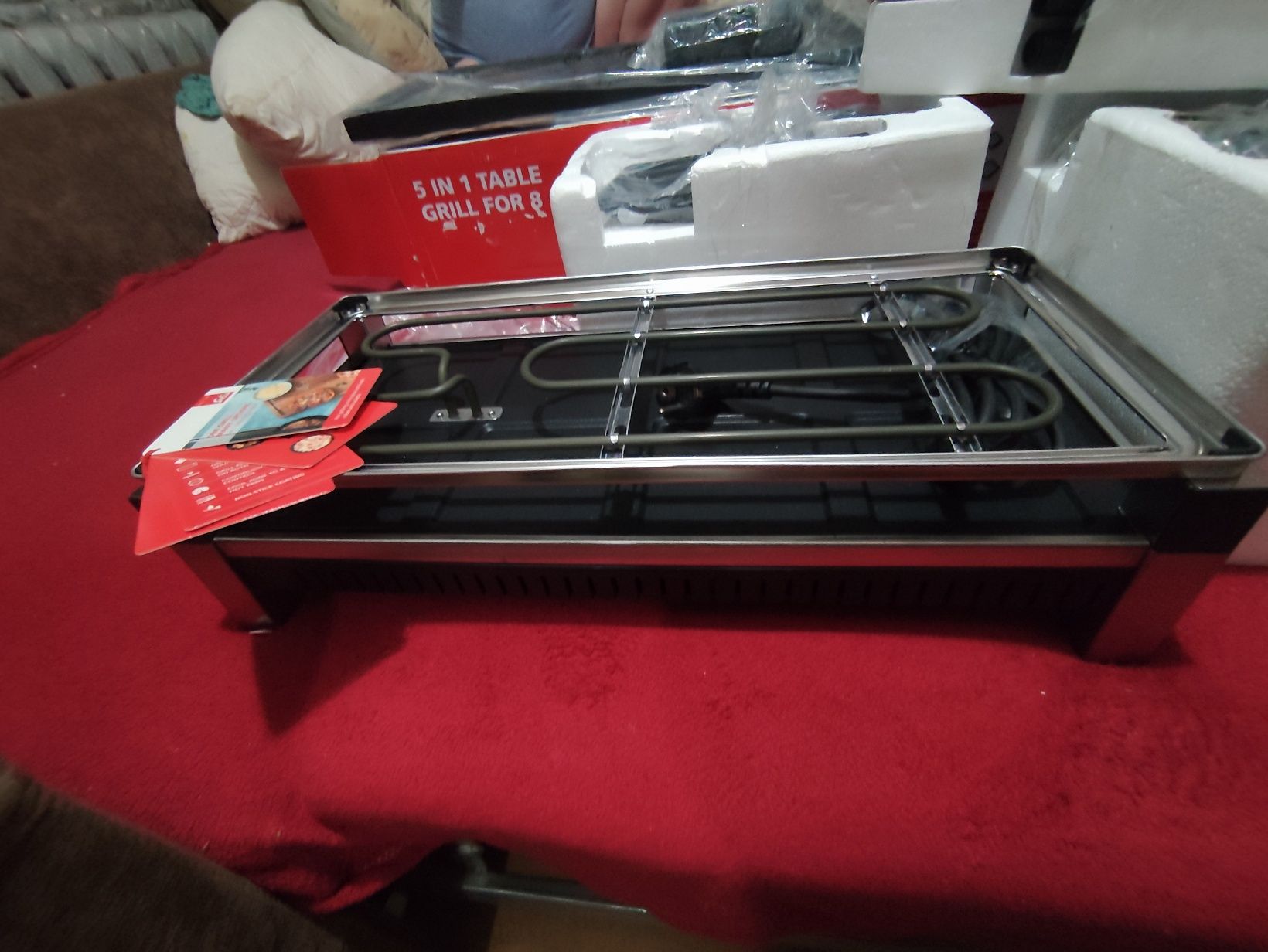 Grill Elektryczny 5 w 1 Solis 977.47 Nowy Kpl Zestaw