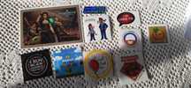 zestaw 21 naklejki z gier pc i konsol retro