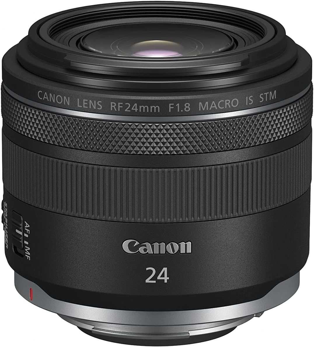 Canon RF 24 mm F1,8 Macro IS STM lente grande angular, estab. 5 passos