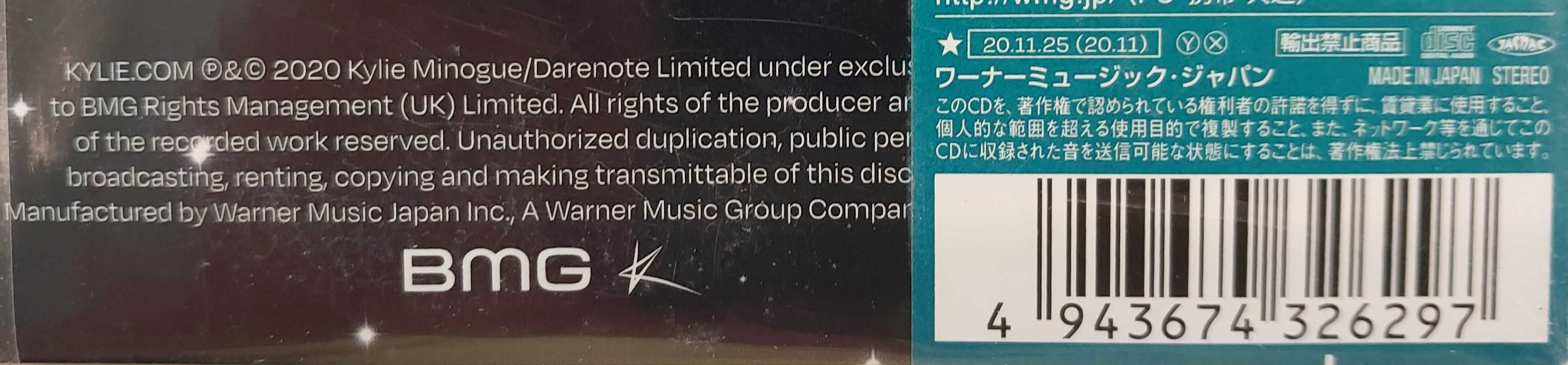 Kylie Minogue Disco CD nowa w folii Made In Japan OBI