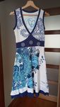 Niebieska letnia sukienka Desigual 36/38