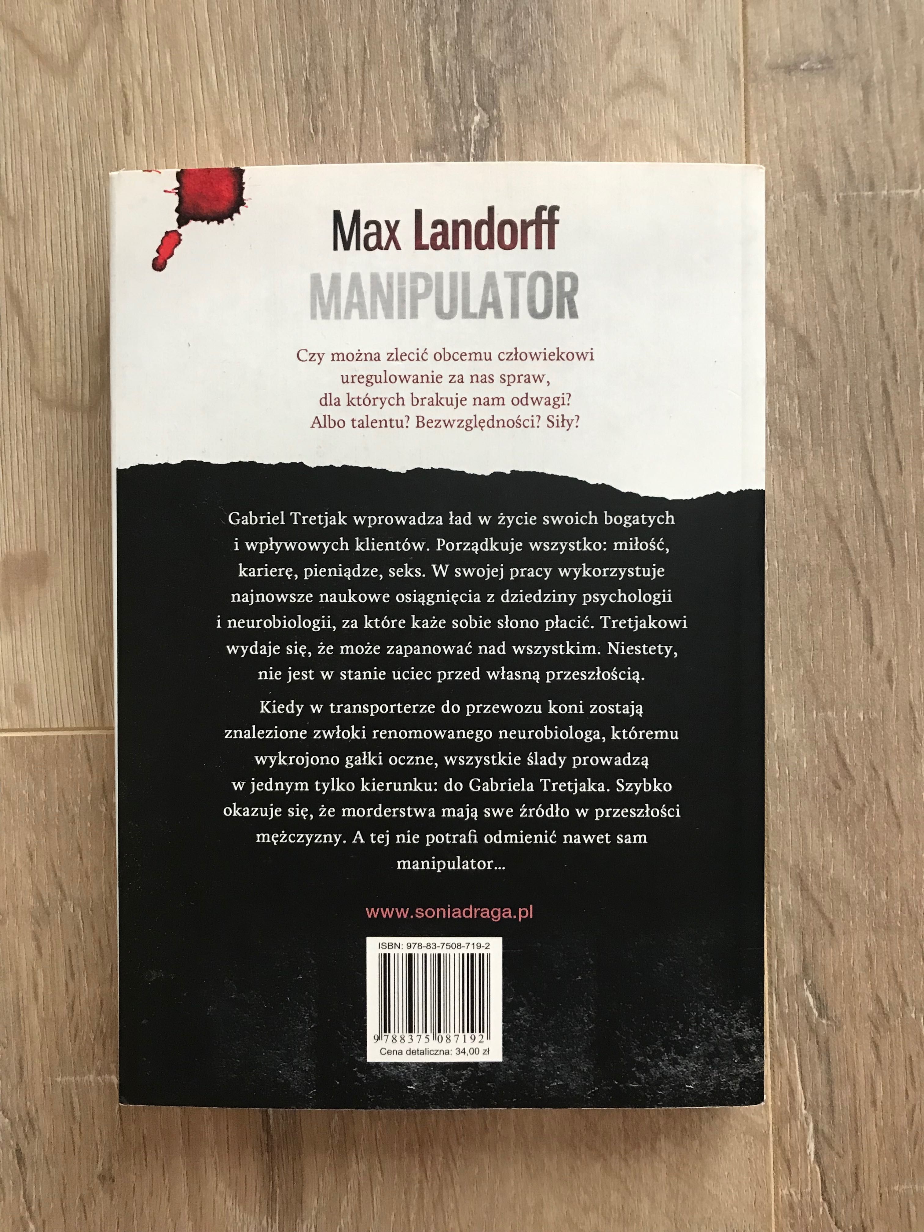 Książka Thriller Manipulator / Max Landorff