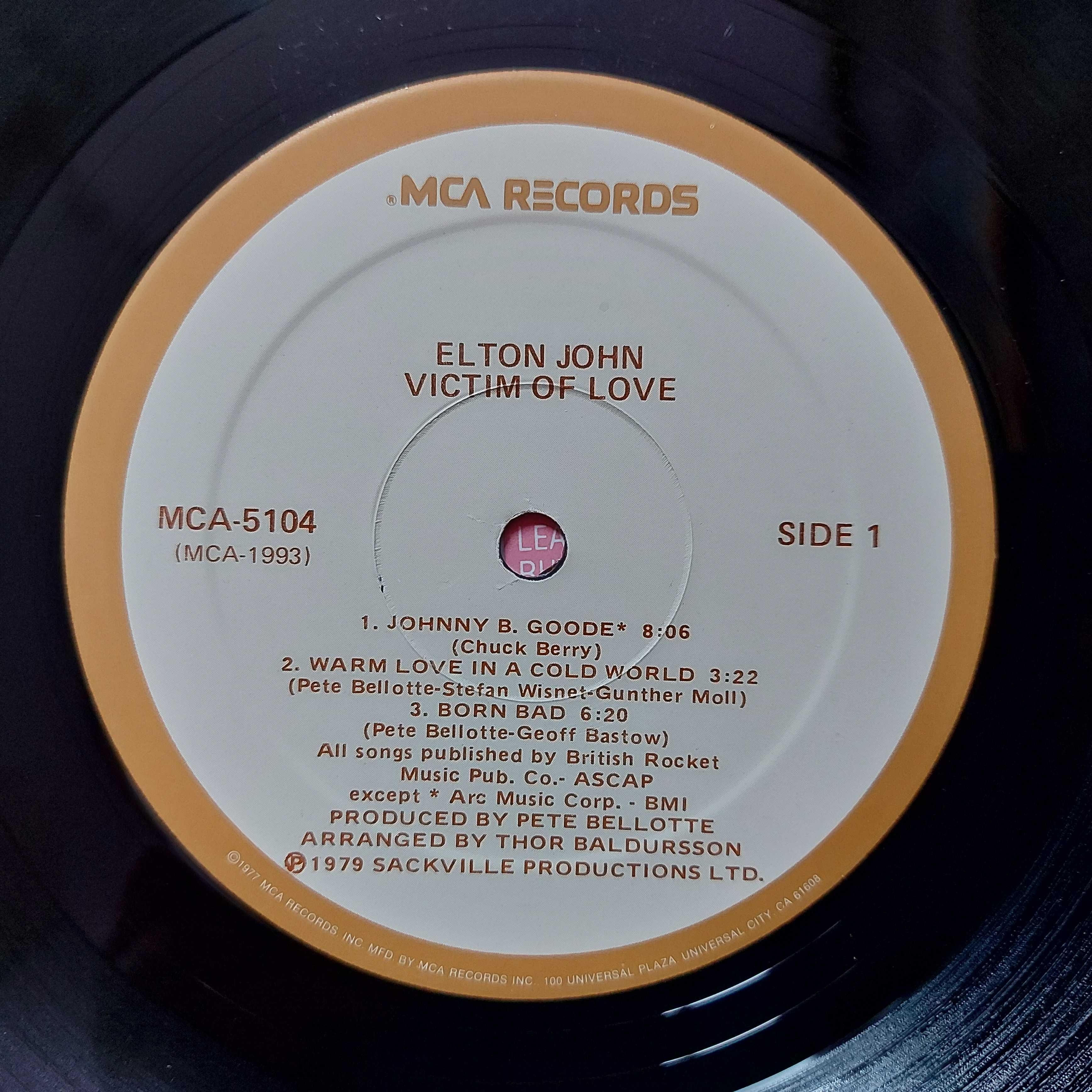 Elton John Victim Of Love  1979 USA (NM-/NM-) + inne tytuły