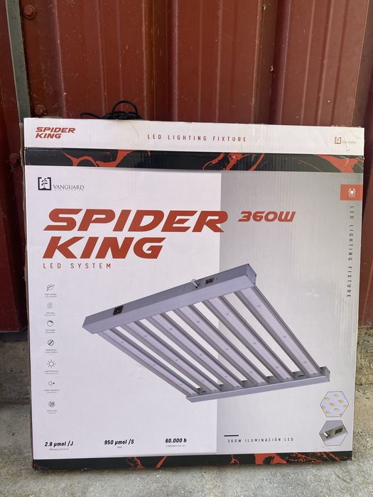 Lâmpada LED Spider King 360W – Quase nova!