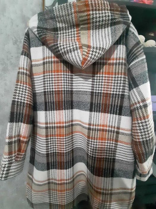 Пальто/рубашка/з капюшоном + шапка + перчатки