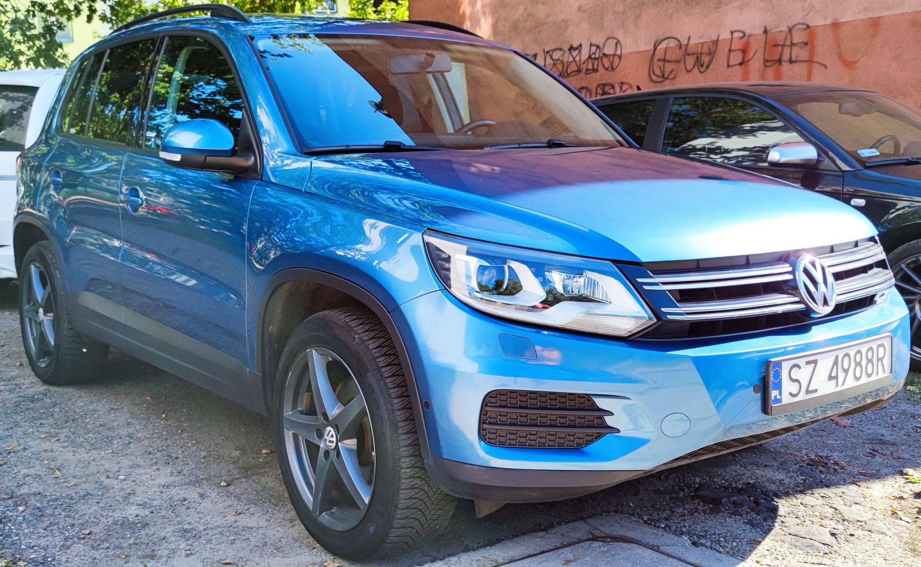 VW Tiguan 2017r. 2.0 Limited benzyna automat 4x4 wynajem najem długote
