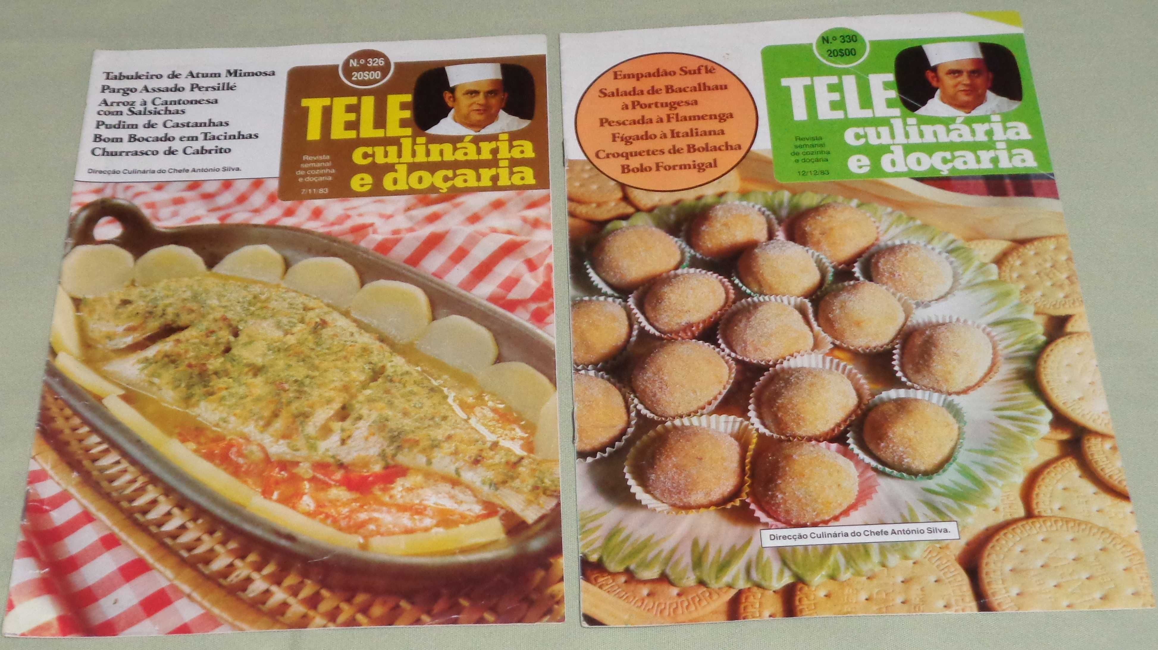 Conjunto de 12 revistas Teleculinária (11 normais e 1 especial)