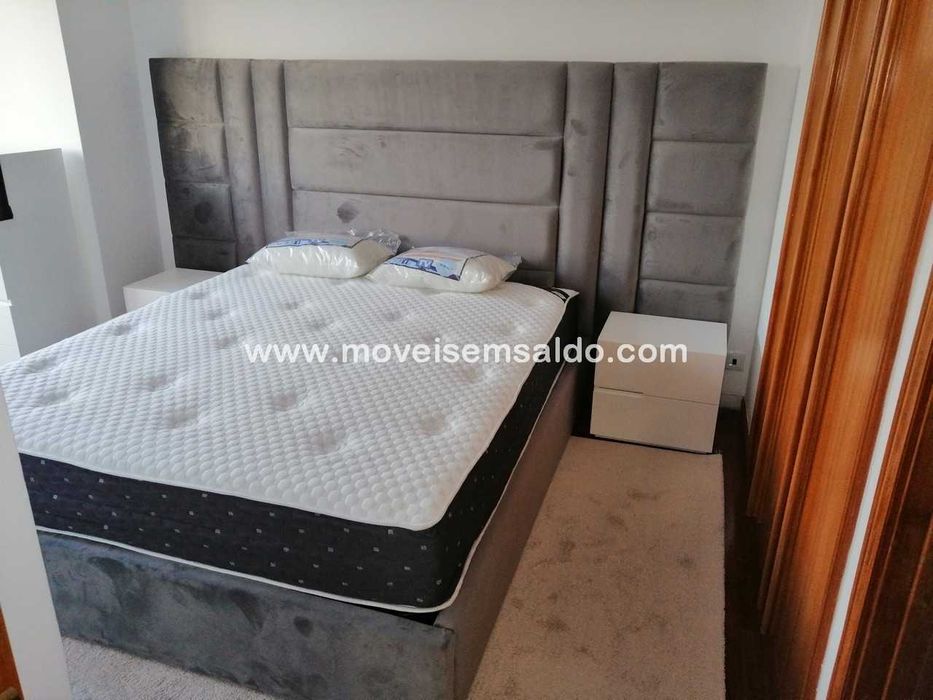 Cama de Casal Estofada - Fabricamos todas as medidas e cores