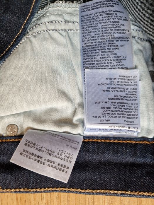 Levi's modern rise straight W29 L30 levisy spodnie dżinsowe jeansowe