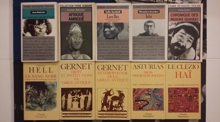 70 livros: Morin/ Lorenz/ Leroi-Gourhan/ Le Clézio/ Watzlawick/Gernet