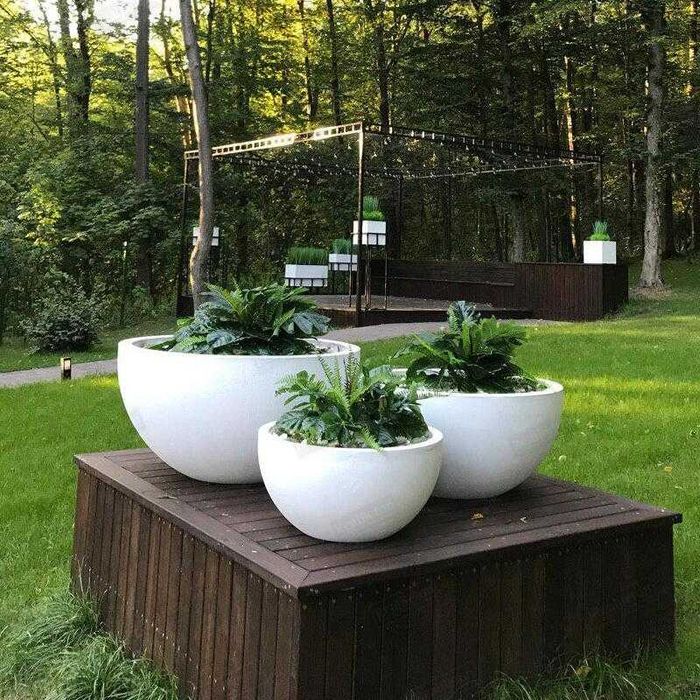 Бетонні Вазони, Вазоны, Горщики Вуличні, Кашпо, Горшки, Квітники Київ