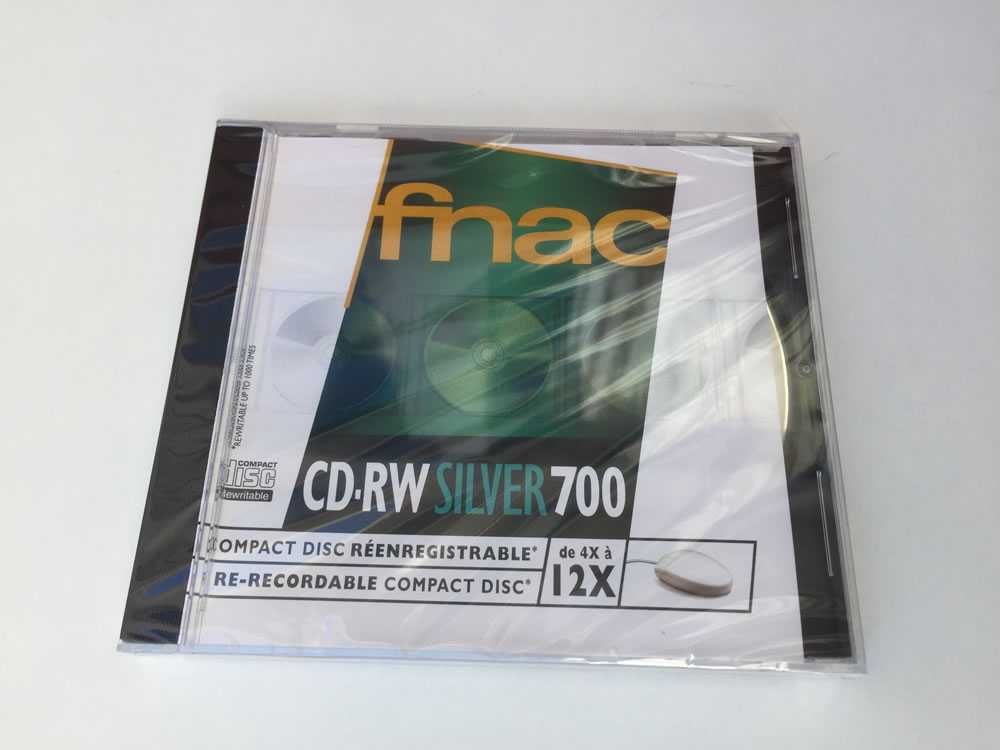 6 CD-RW Silver 700Mb - selados - todos por  2 euros