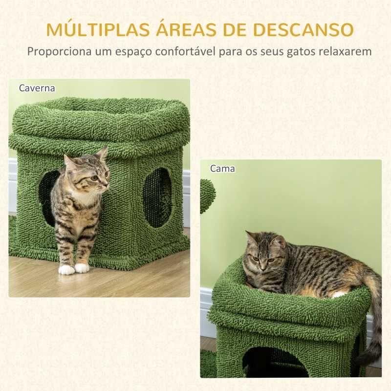 Árvore Arranhador Cama para Gatos