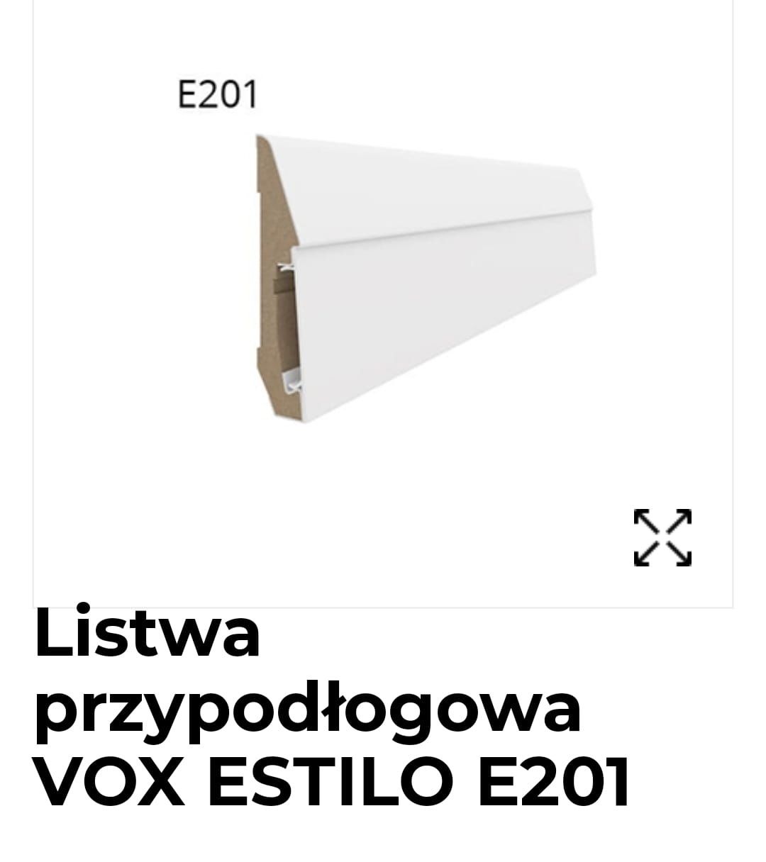 Listwy przypodłogowe MDF 15szt