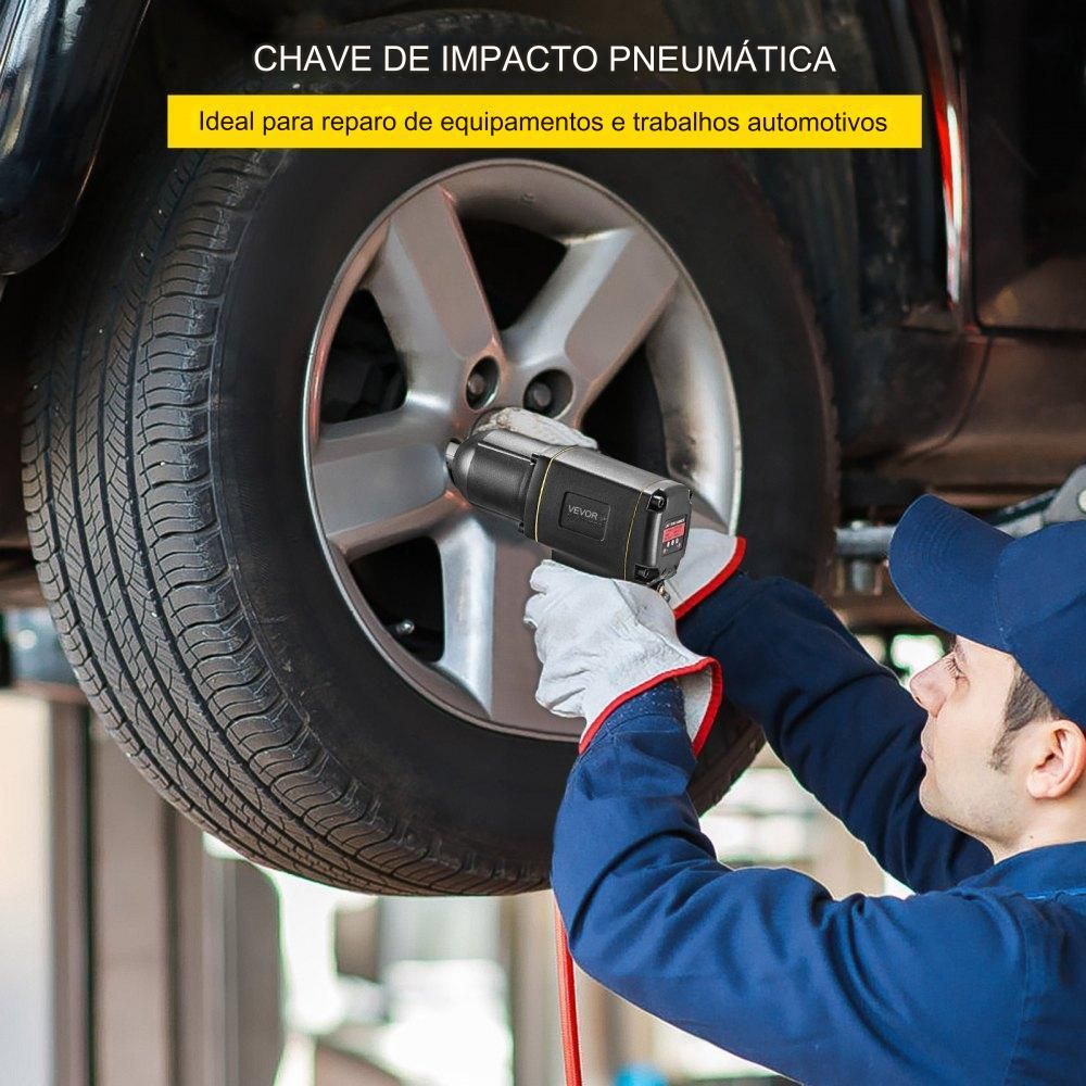 Chave de Impacto de Ar Profissional  - 3/4"