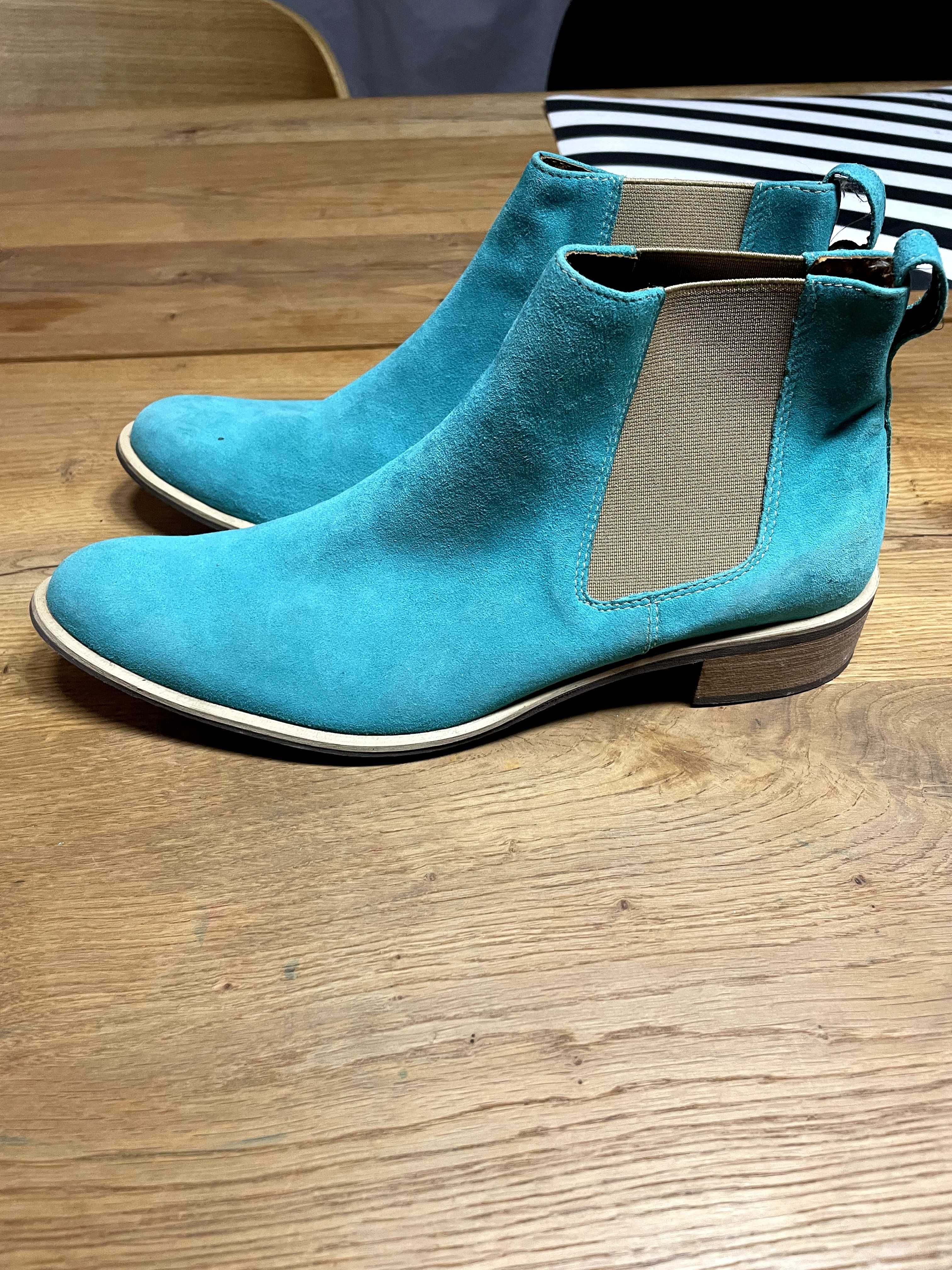 Buty damskie zamszowe rozmiar 39