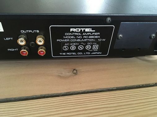 Pré amplificador Rotel RC-920BX