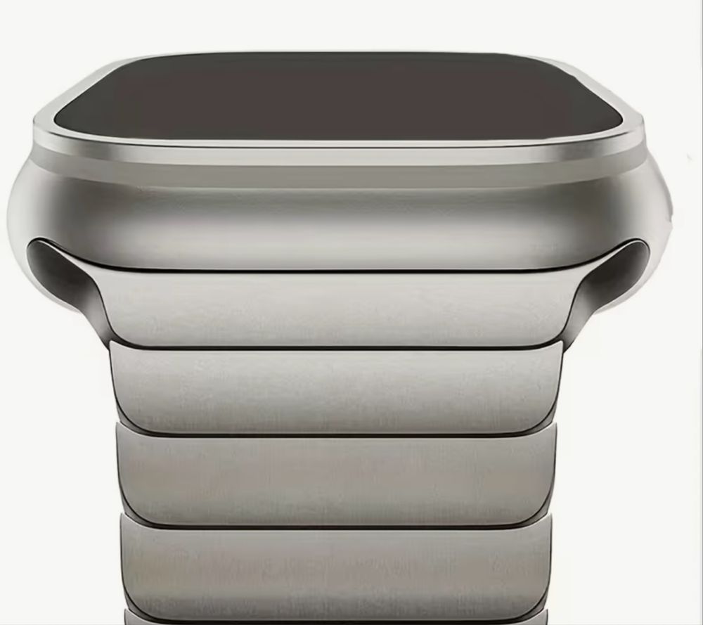 Pulseira aço inoxidavel para apple watch ultra 49mm