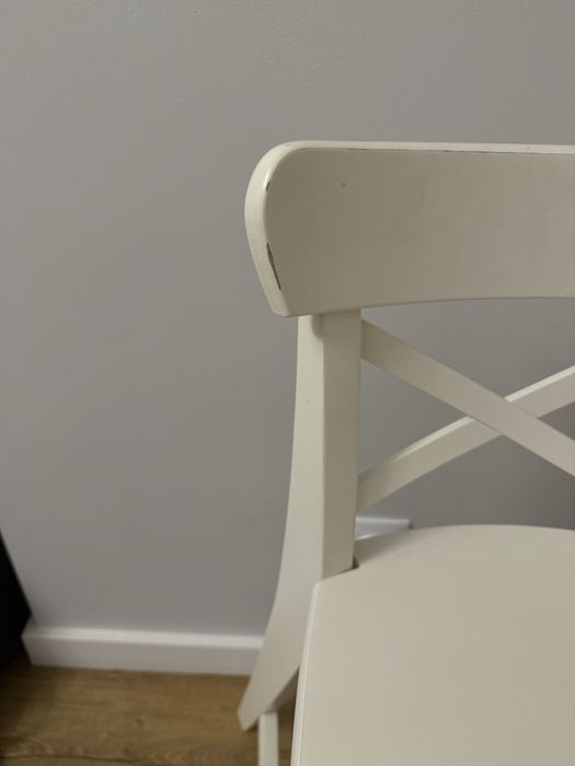 Krzesełko Ikea Ingolf białe
