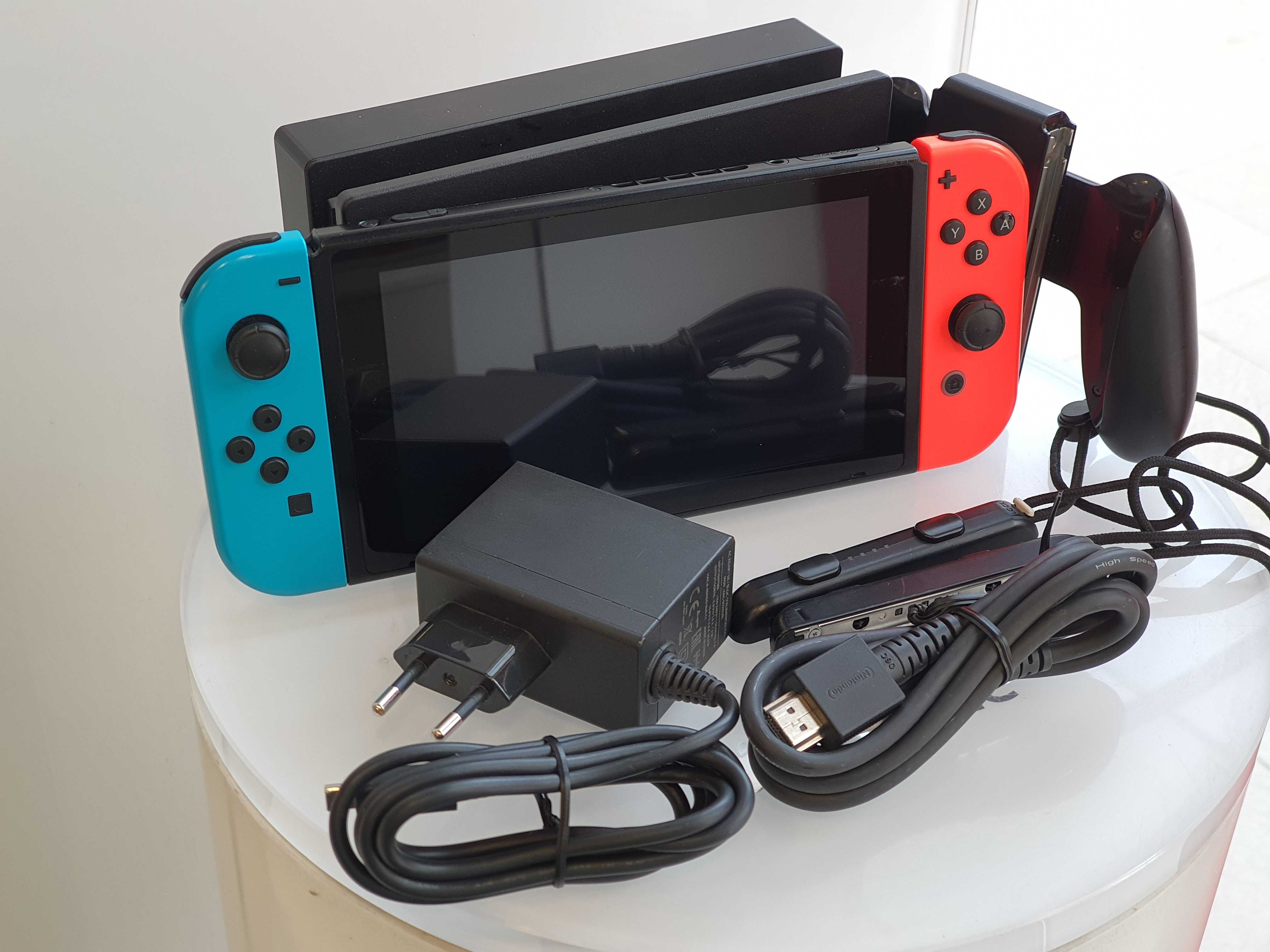 Nintendo SWITCH NEON V2 Komplet+ Etui Sklep Zamiana
