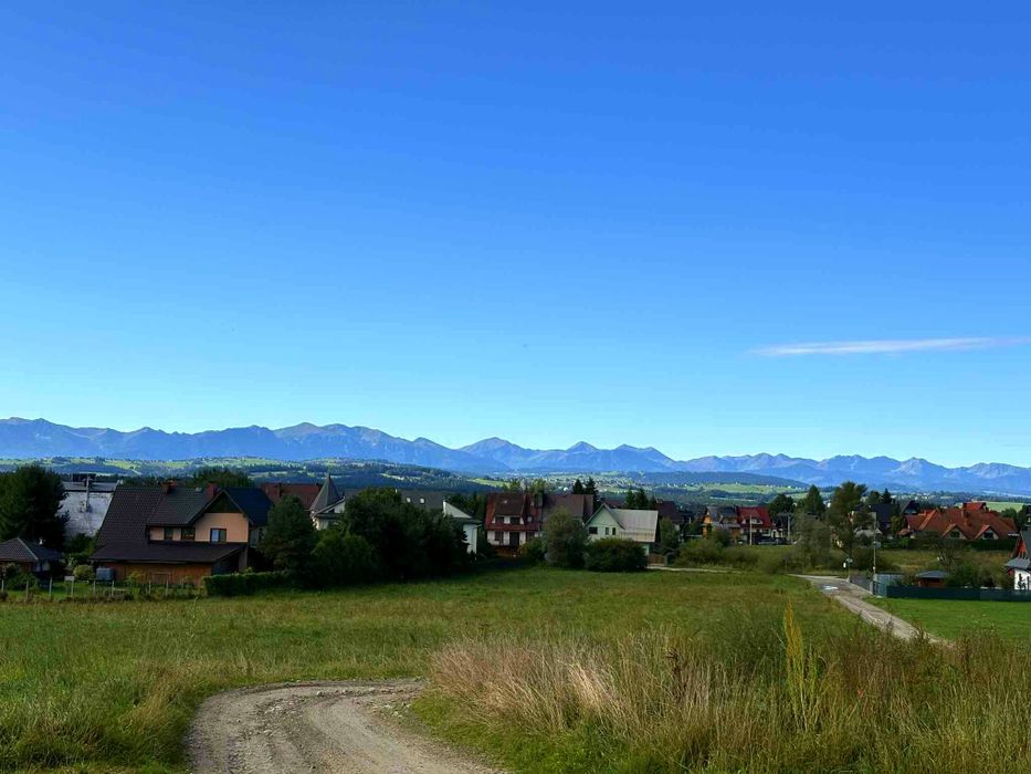 Działka budowlana 7 ar – Nowy Targ, widok na Tatry!