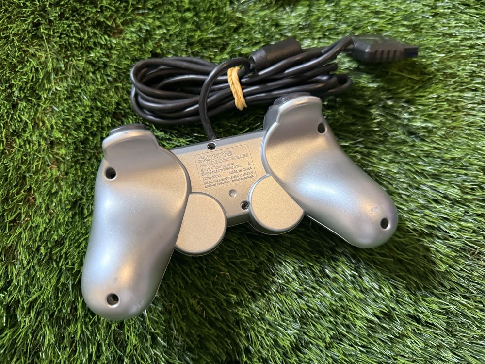Oryginalny ! Srebrny Pad Kontroler PlayStation 2 Ps2 Dualshock 2