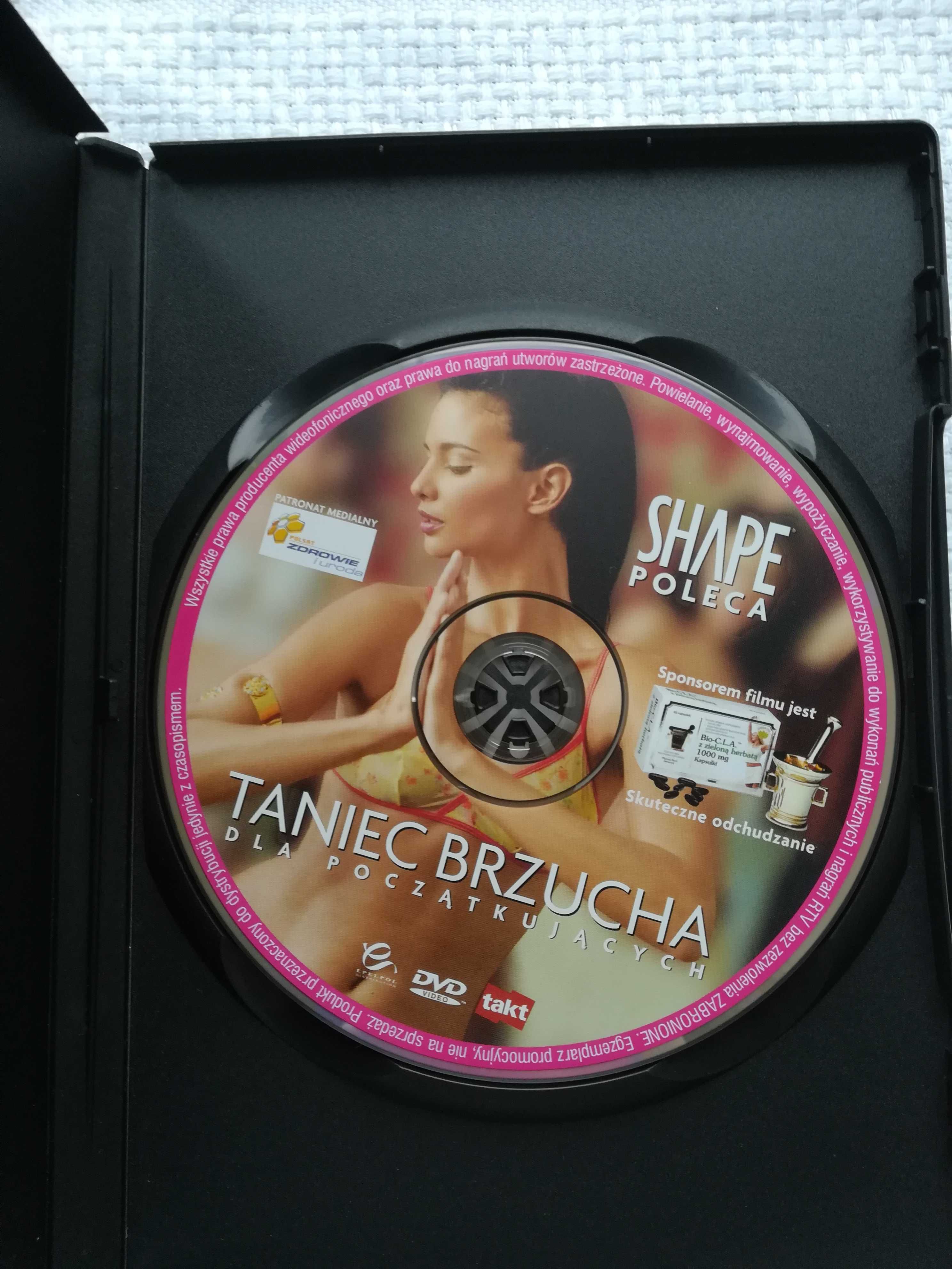 płyta dvd shape sport fitness, bollydance, taniec brzucha na lato