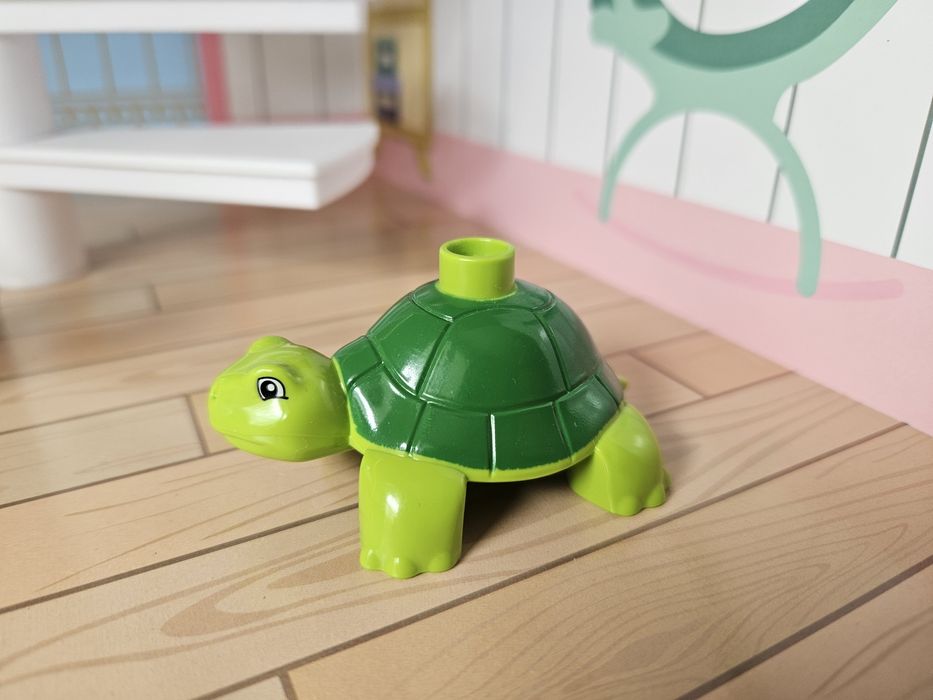 Figurki zwierzatka do lego duplo Goryl Kura zolw