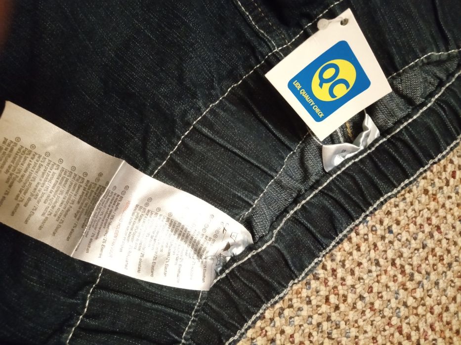 Jeansy nowe z metką 46 ciemny granat Lidl