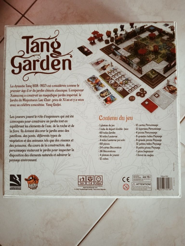 Tang Garden, jogo base