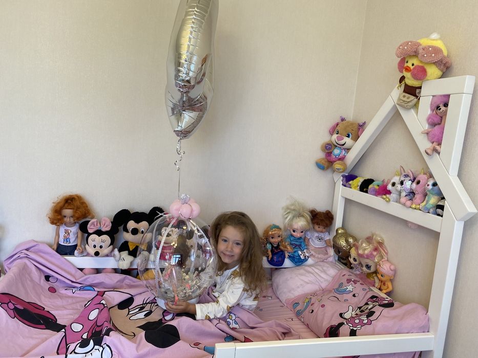 Ліжко дитяче Sofiko з будиночком з матрацом