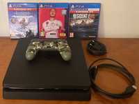 PS4 1TB Preta com comando, 3 jogos, cabo alimentação e HDMI